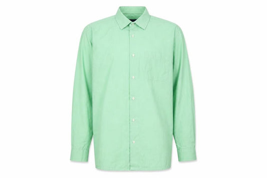 Peter England Men's Green Button-Up Shirt 46