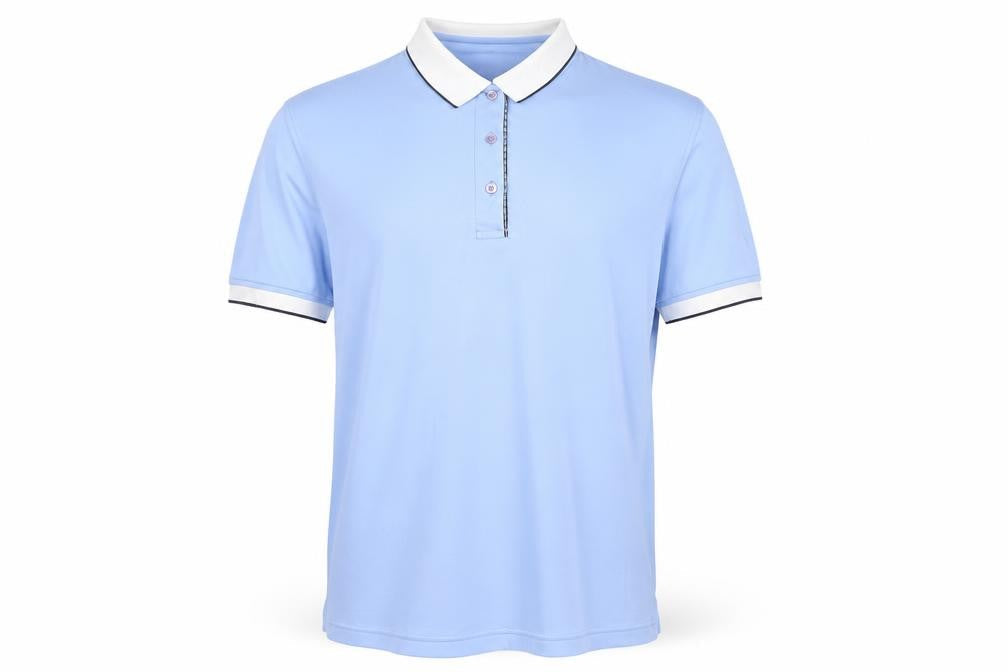Lyle & Scott Men's Blue Polo Shirt M Cotton