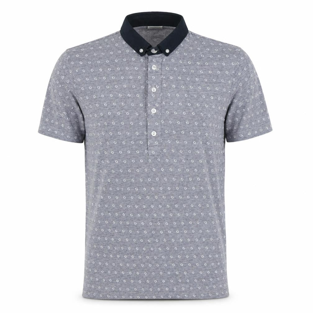 Premium by Jack & Jones Men's Grey Polo Shirt M