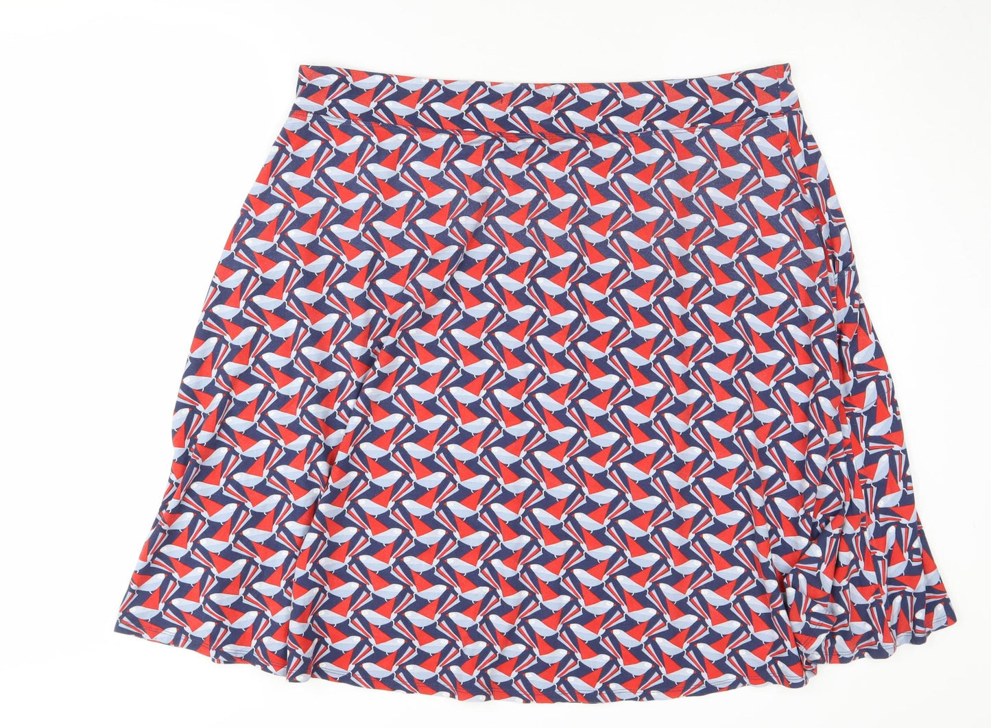 White Stuff Women's Multicoloured A-Line Skirt Size 12