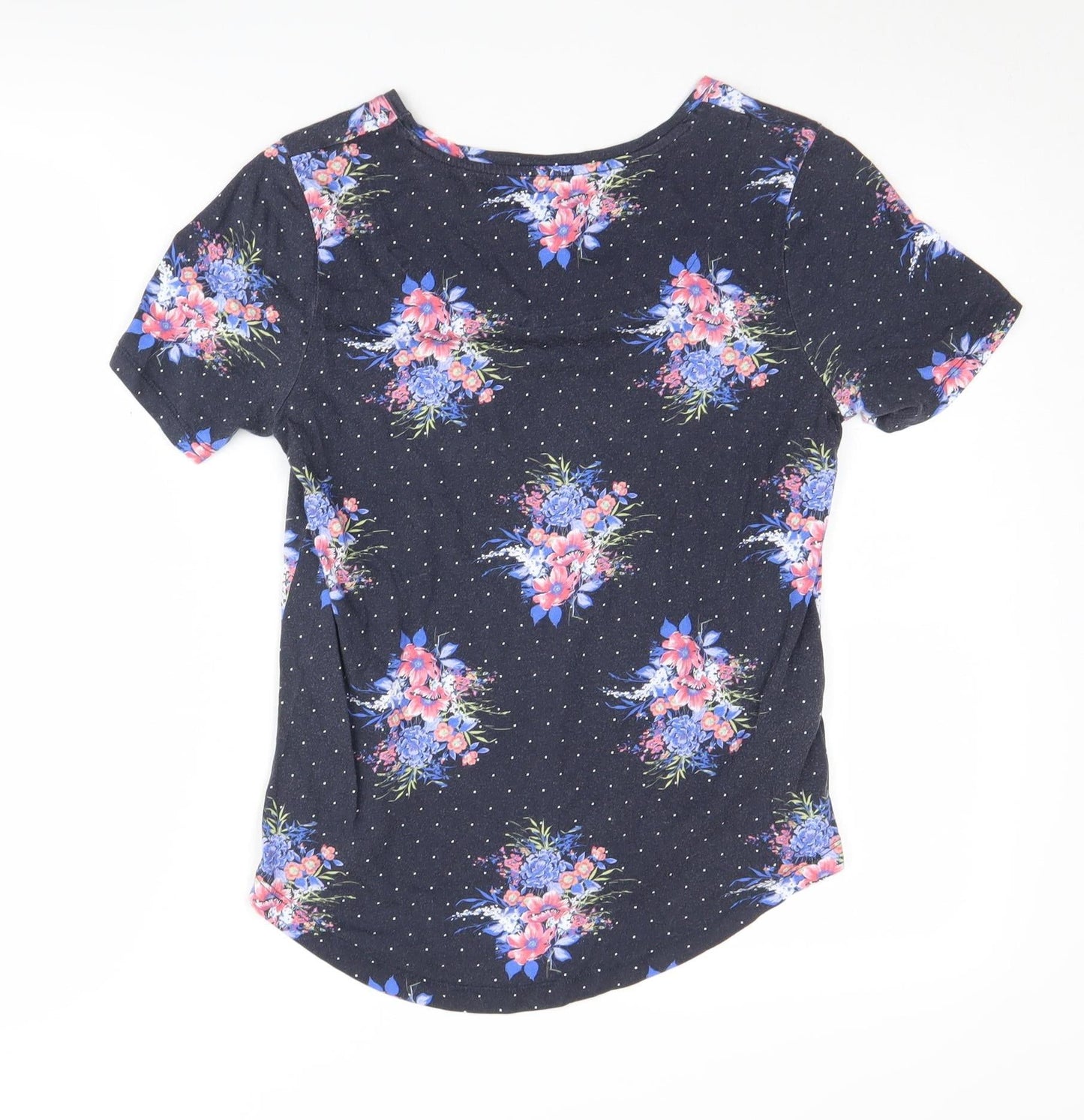 Laura Ashley Women's Multicoloured Floral T-Shirt Size 8