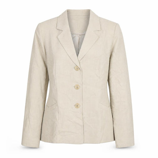 Eastex Beige Women’s Blazer, Size 10, Classic Business Attire