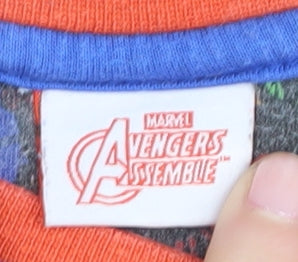 Preloved Marvel Avengers Boys Blue Graphic T-Shirt, 7-8 Years - Label