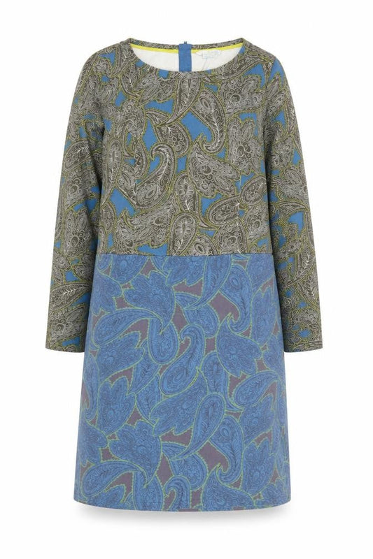 Boden Women's Multicoloured Paisley Shift Dress Size 12