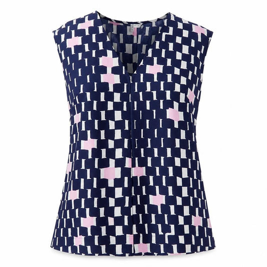 Jasper Conran Women's Geometric Blouse Multicoloured Size 14