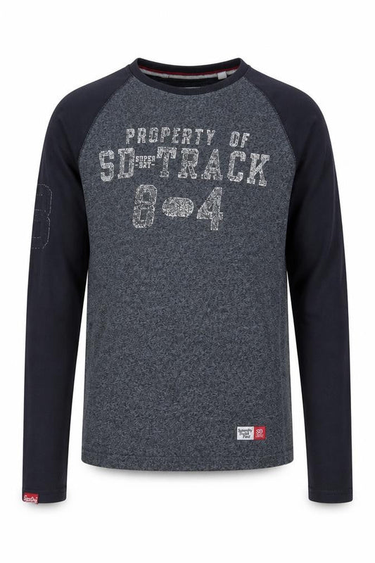 Superdry Men's Grey Long Sleeve T-Shirt M