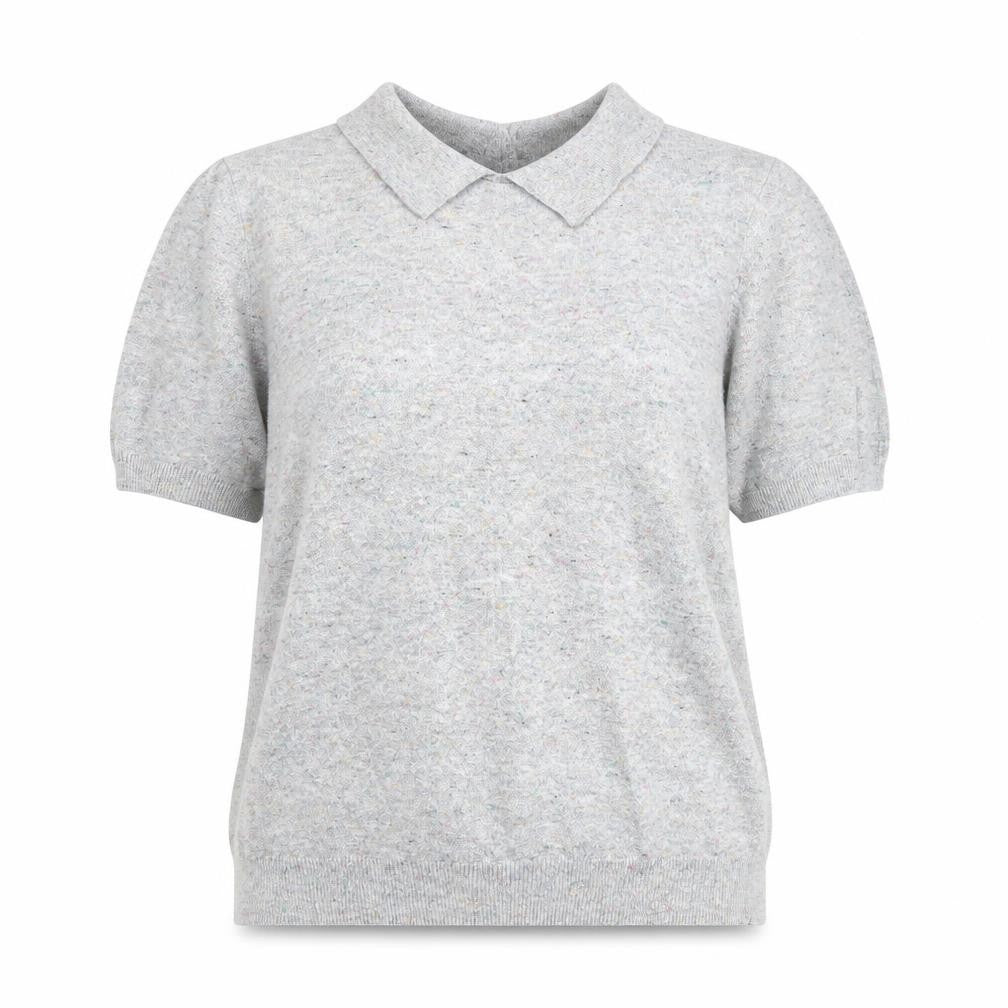 Laura Ashley Women's Grey Pullover Collared Jumper Size 14