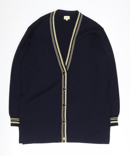 Viyella Women's Black V-Neck Cardigan, Medium