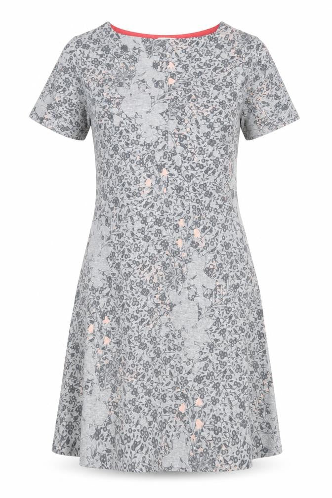 White Stuff Women's Grey Floral Dress Size 10