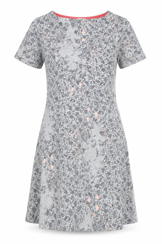 White Stuff Women's Grey Floral Dress Size 10