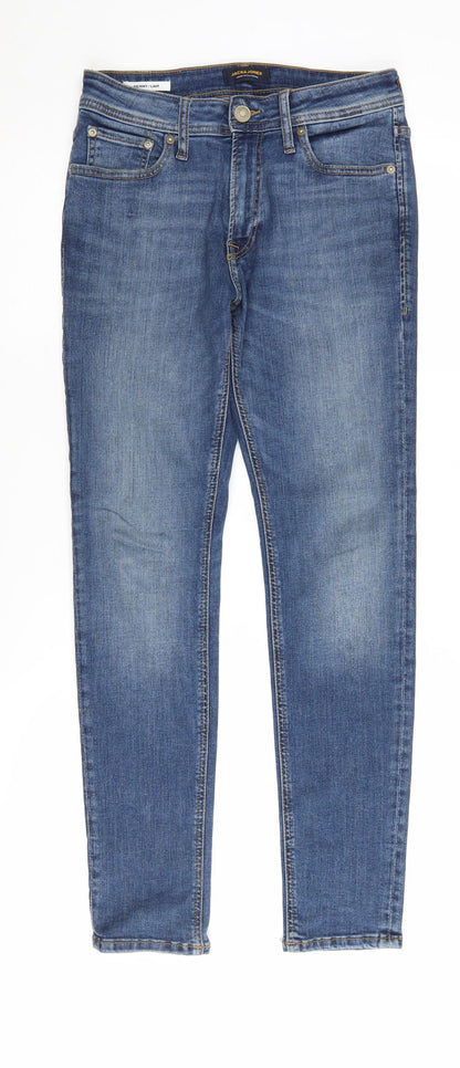 Jack & Jones Men's Blue Skinny Jeans Size 28