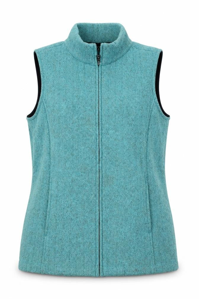 Lands' End Women's Green Wool Waistcoat, M
