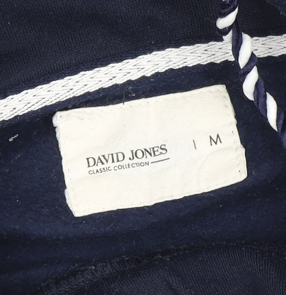 David Jones Women's Blue Pullover Hoodie M