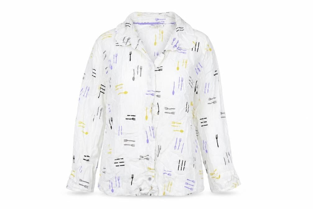 Women's White White Stuff Viscose Long Sleeve Blouse, Size 12