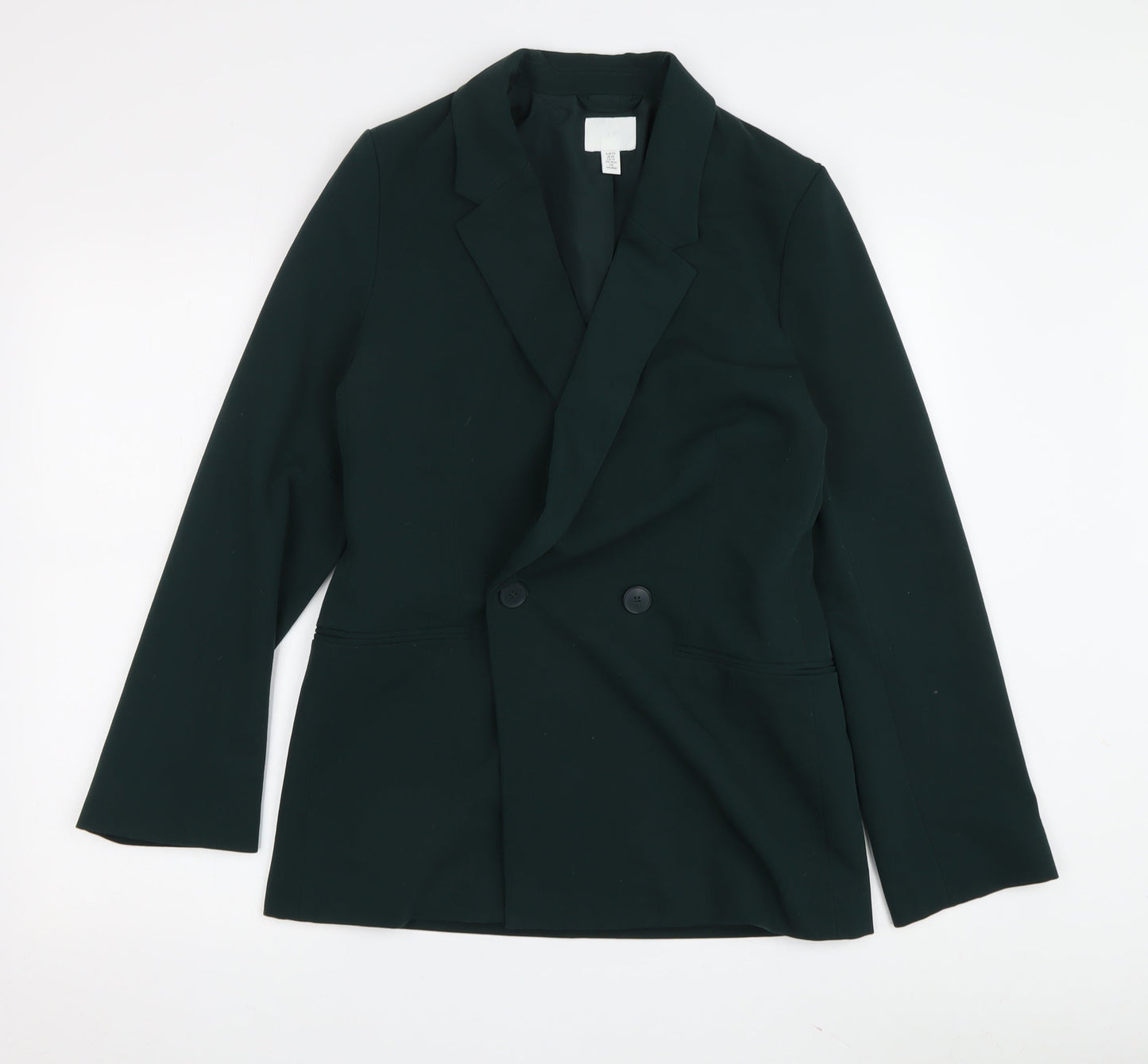 H&M Women's Green Blazer XS - Professional & Stylish
