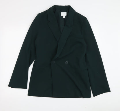 H&M Women's Green Blazer XS - Professional & Stylish