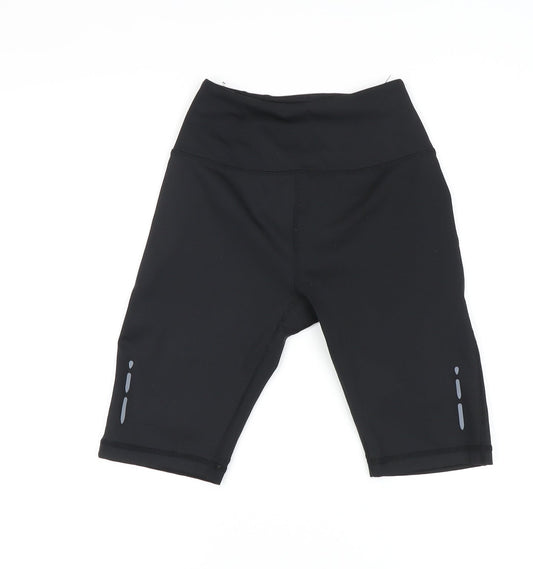 MP Boys Black XS Athletic Shorts, Quick Dry, Reflective