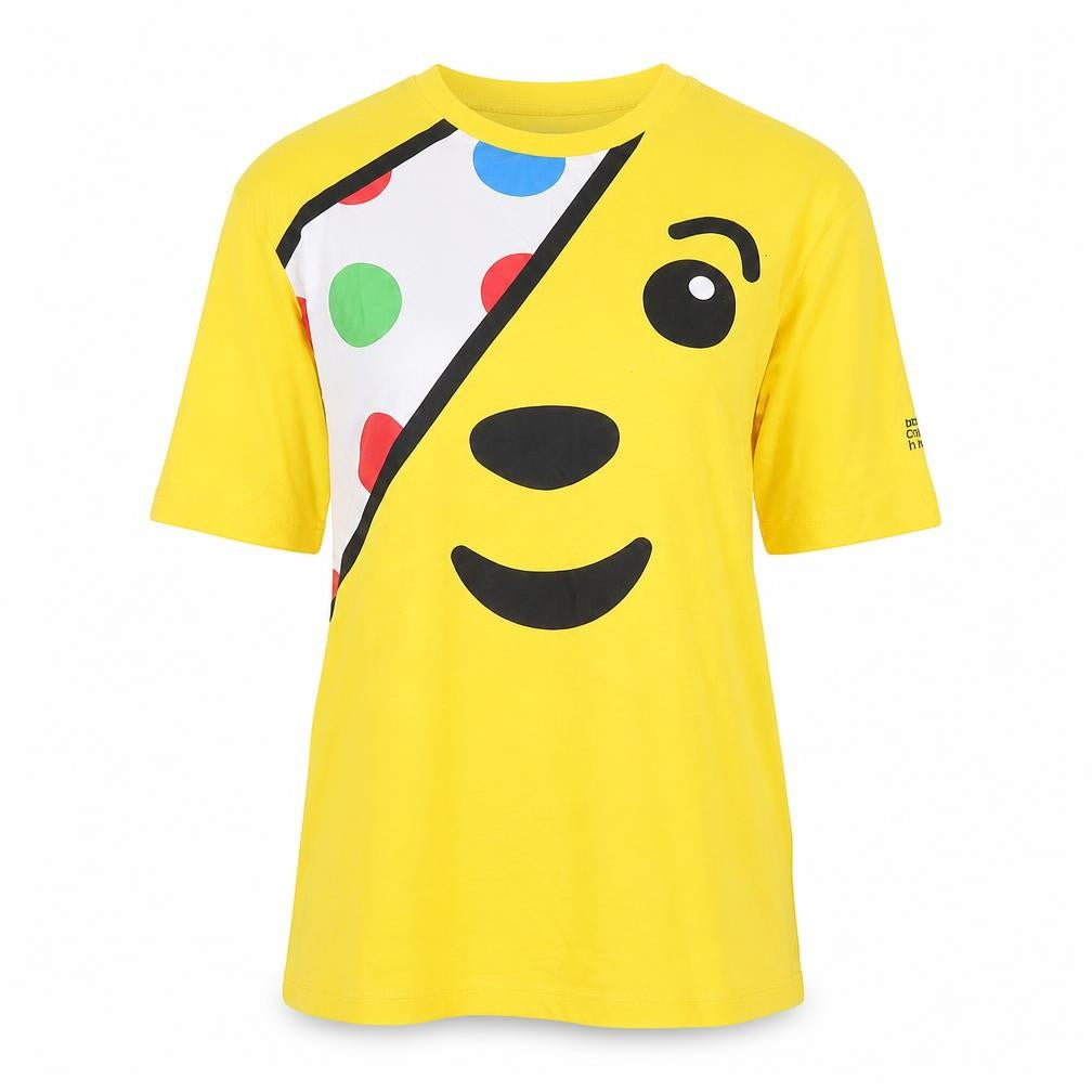 George Unisex Yellow T-Shirt, Size S, Fun Design