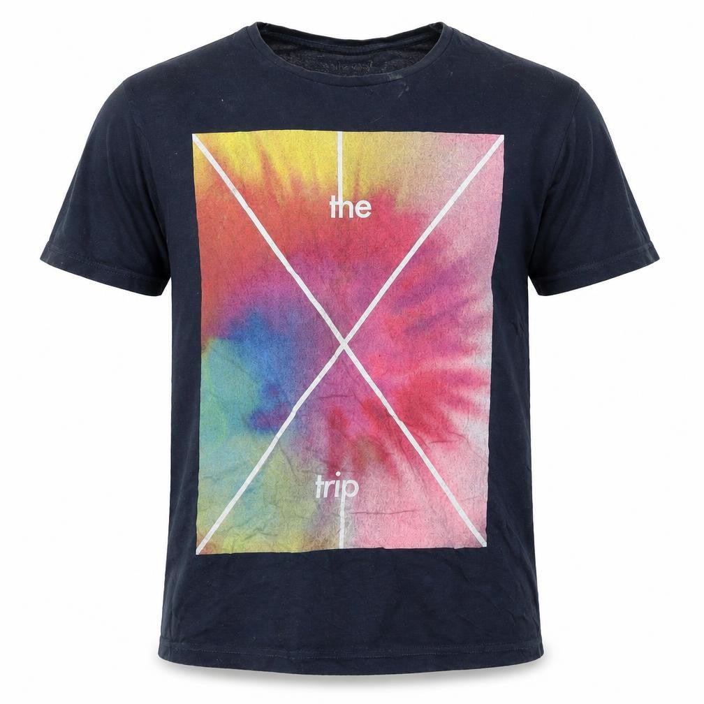 Outcast Men's Graphic Multicoloured Medium T-Shirt