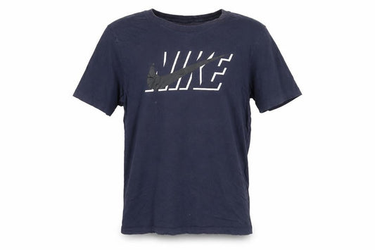 Nike Men's Blue Medium Logo T-Shirt