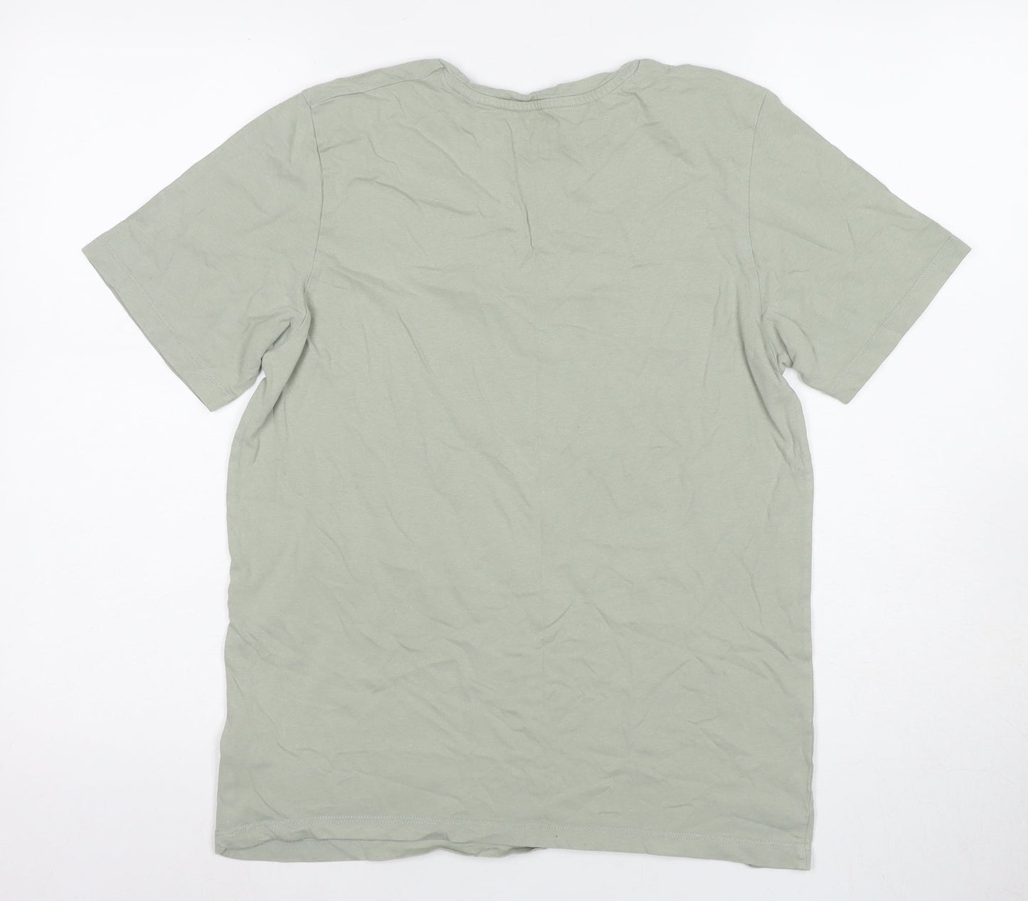 Jack & Jones Boys Green Cotton Basic T-Shirt 16Y
