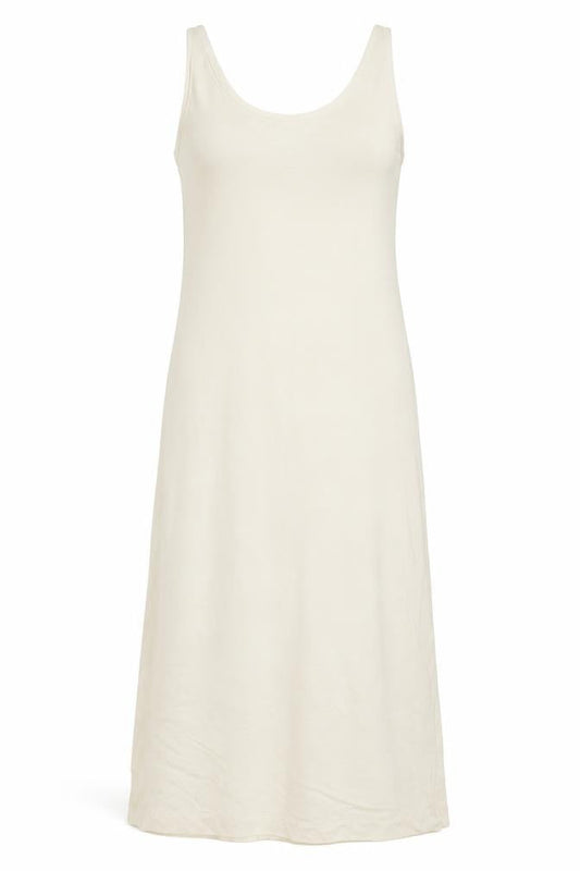 Weekday Women's Beige XS Tank Dress, Long, Sleeveless