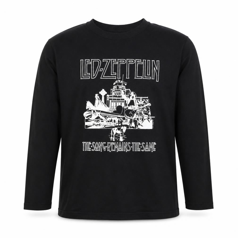 Gap Boys Black Long Sleeve Graphic T-Shirt Size L