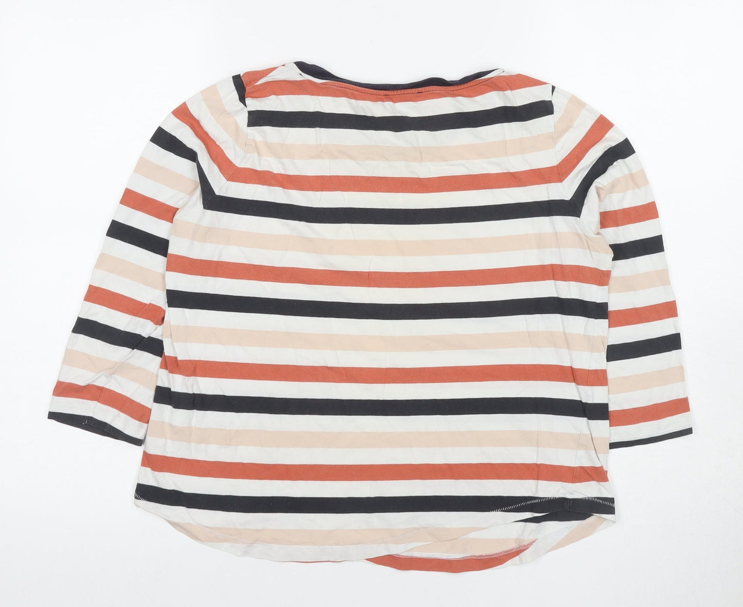 COS Women's Multicoloured Striped T-Shirt, Size 12