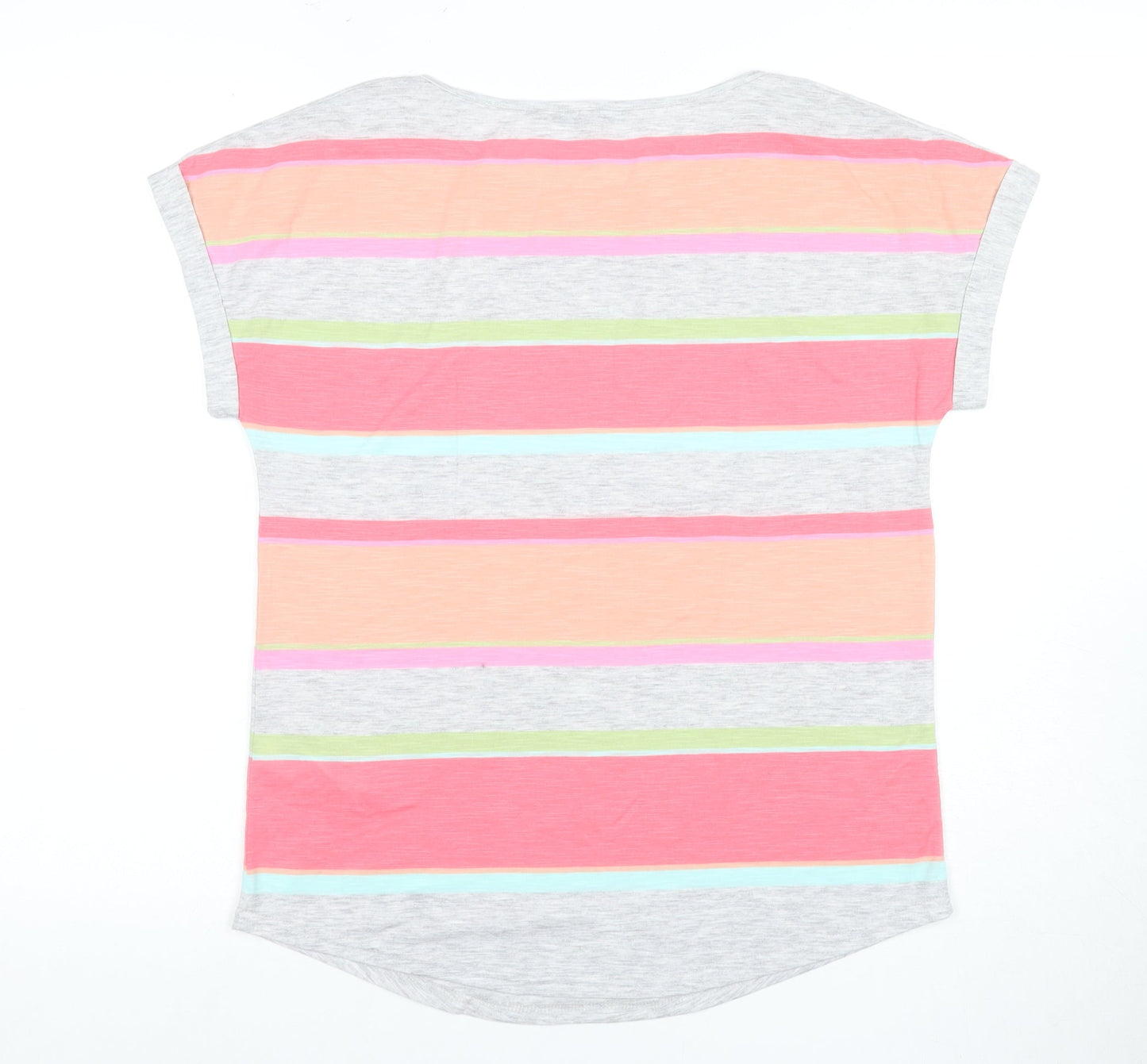 Oasis Multicoloured Striped T-Shirt Women S