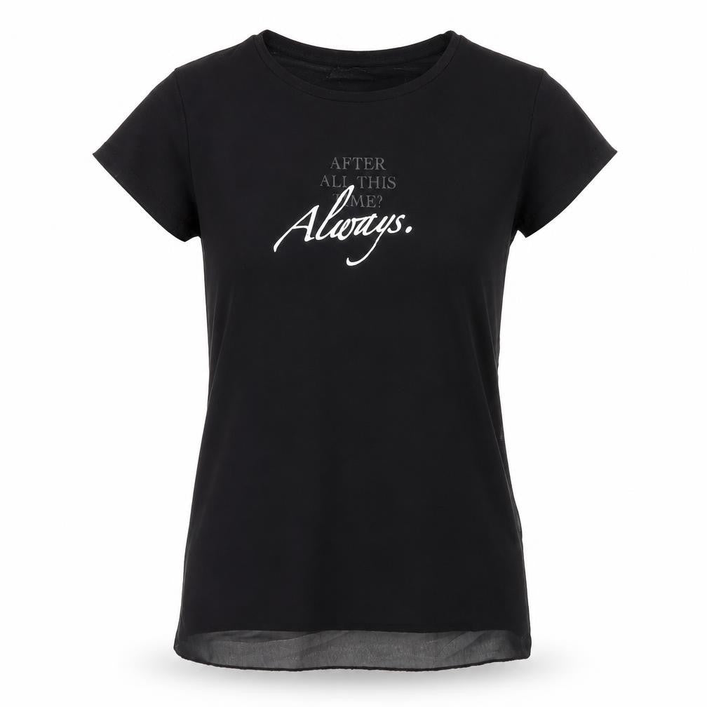 Harry Potter Women's Black Jersey T-Shirt, Size 8