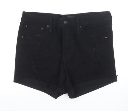 Rachel Roy Women's Black Cut-Off Shorts Size 10