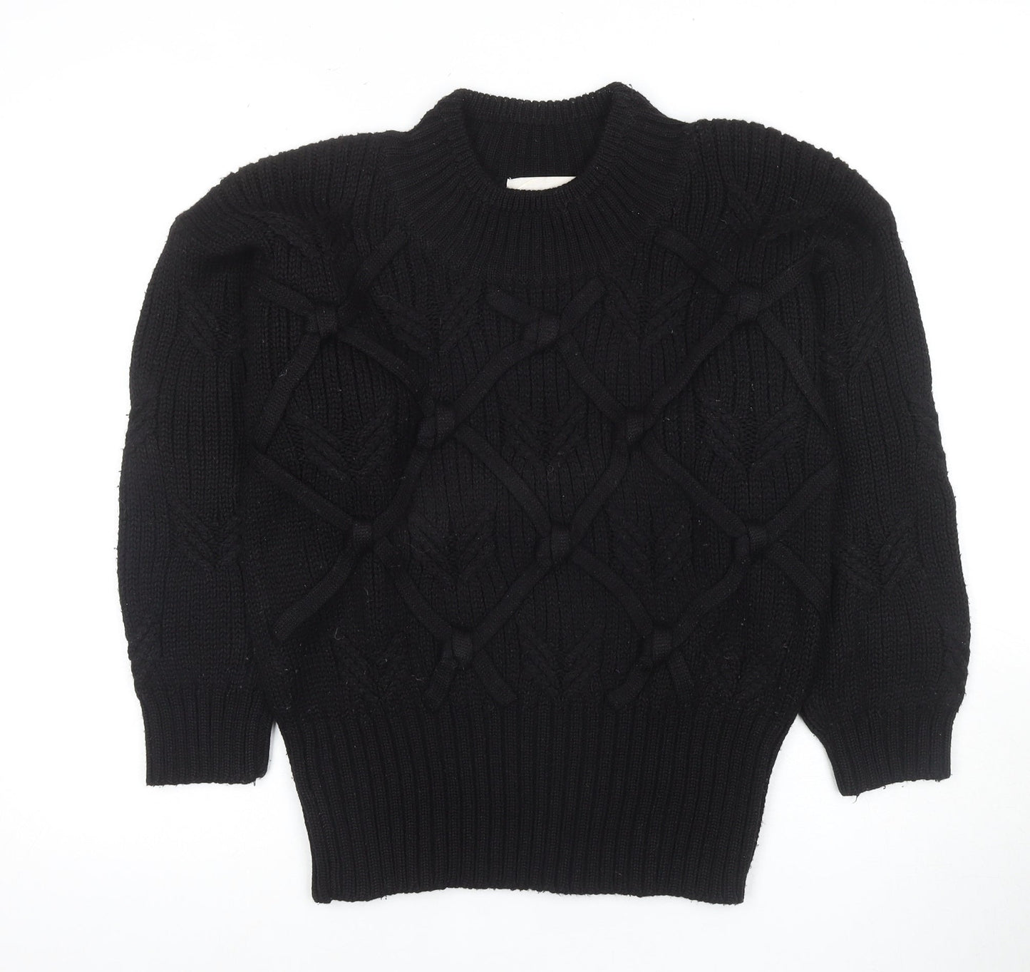 Gottfried and Paul Women's Black Knit Jumper Medium