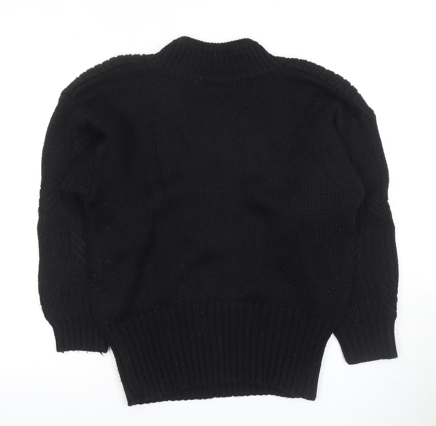 Gottfried and Paul Women's Black Knit Jumper Medium