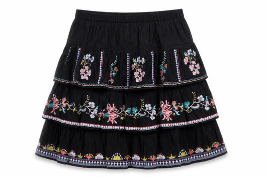 ASOS Women's Black Peasant Skirt, Size 10, Spring/Summer