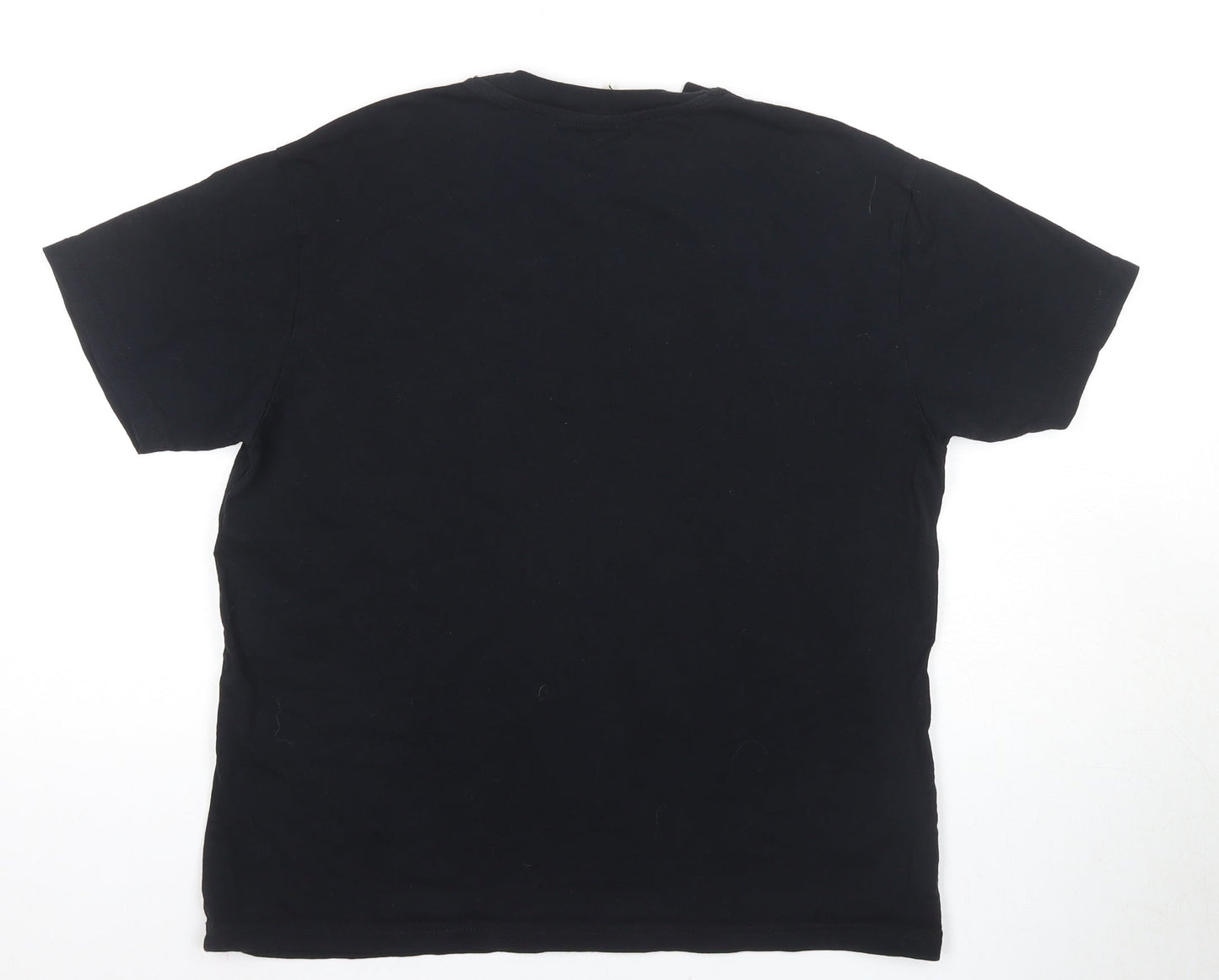 Pull&Bear Black T-Shirt, Size S, Unisex