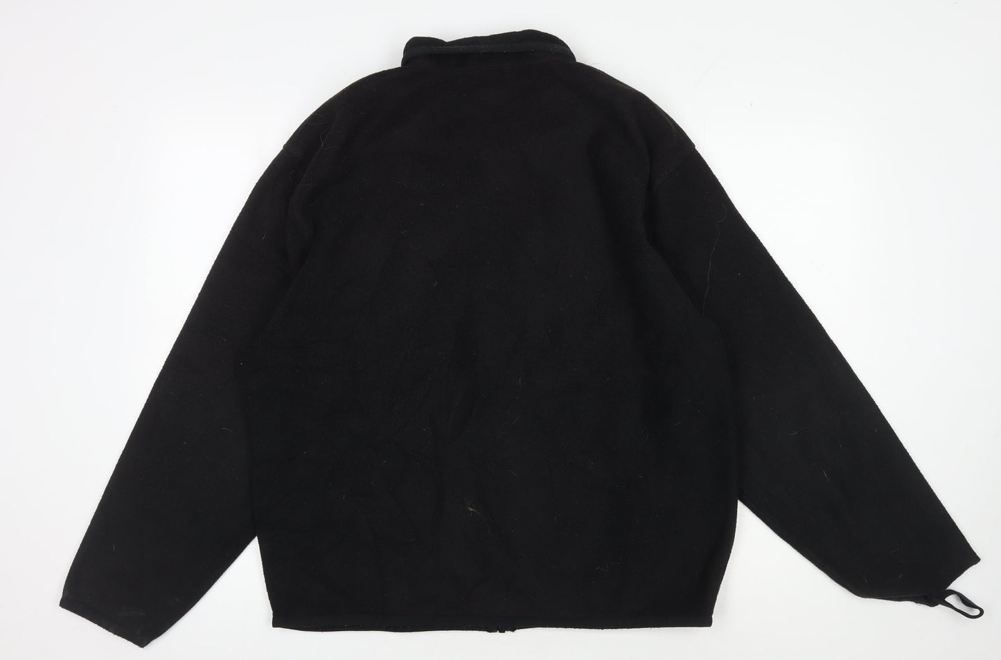 GAP Men's Black Fleece Jacket, M, Full Zip Casual Wear