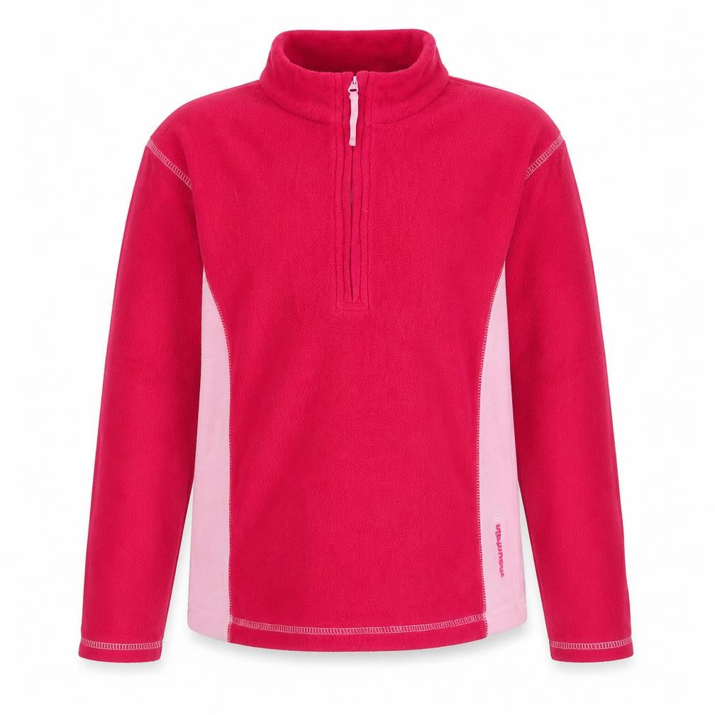 Mountain Life Girls Pink Half Zip Fleece Sweatshirt 9-10 Years