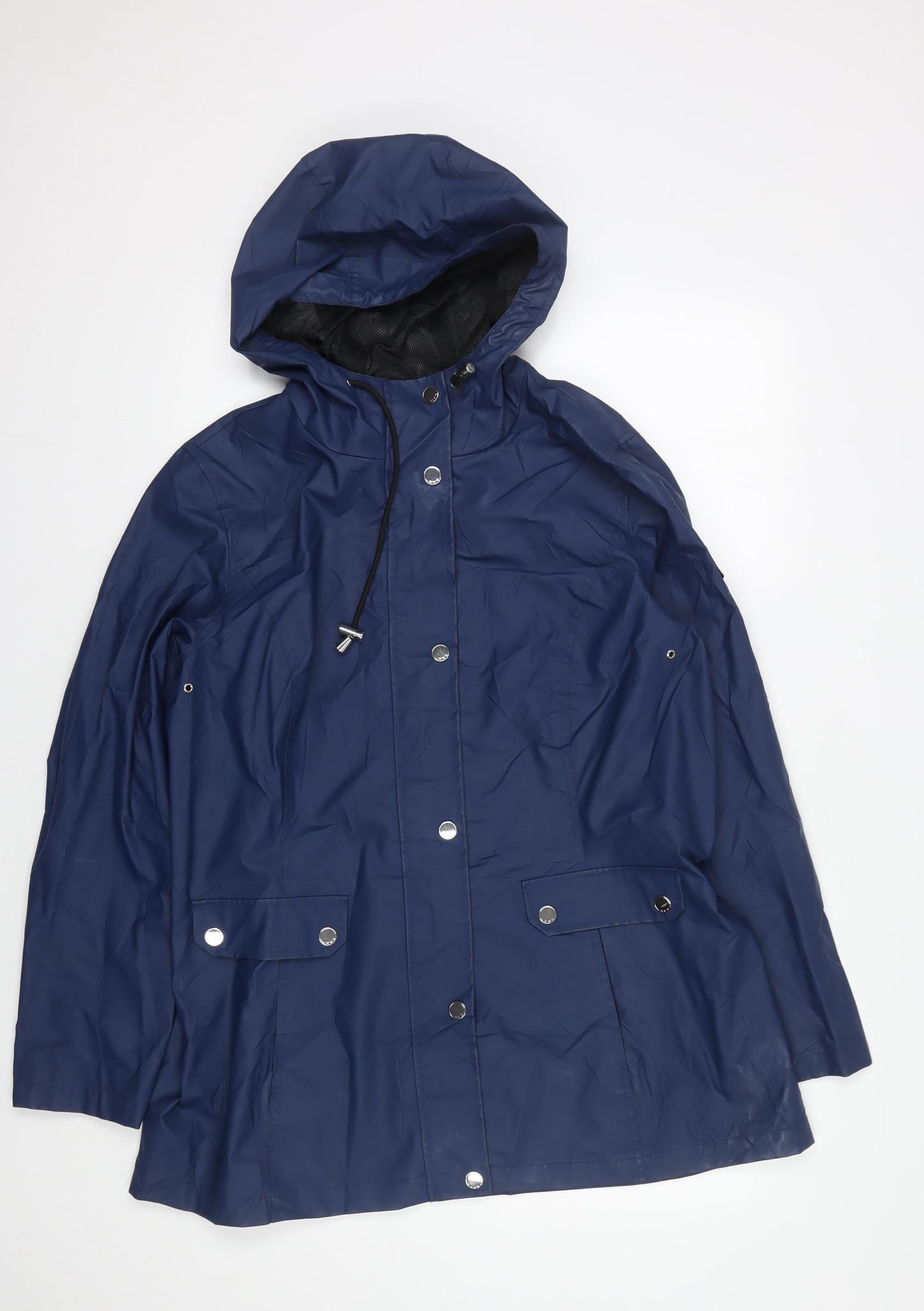 HFX Women's Blue Rain Coat Jacket XS