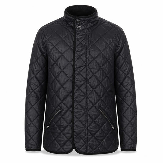 John Lewis & Co. Men's Black Quilted Jacket S