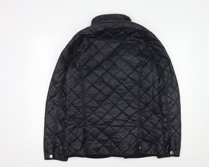 John Lewis & Co. Men's Black Quilted Jacket S