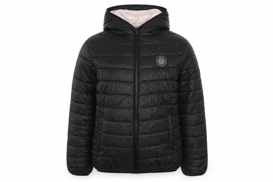 Sonneti Girls Black Puffer Jacket 13-15 Years Hooded Winter