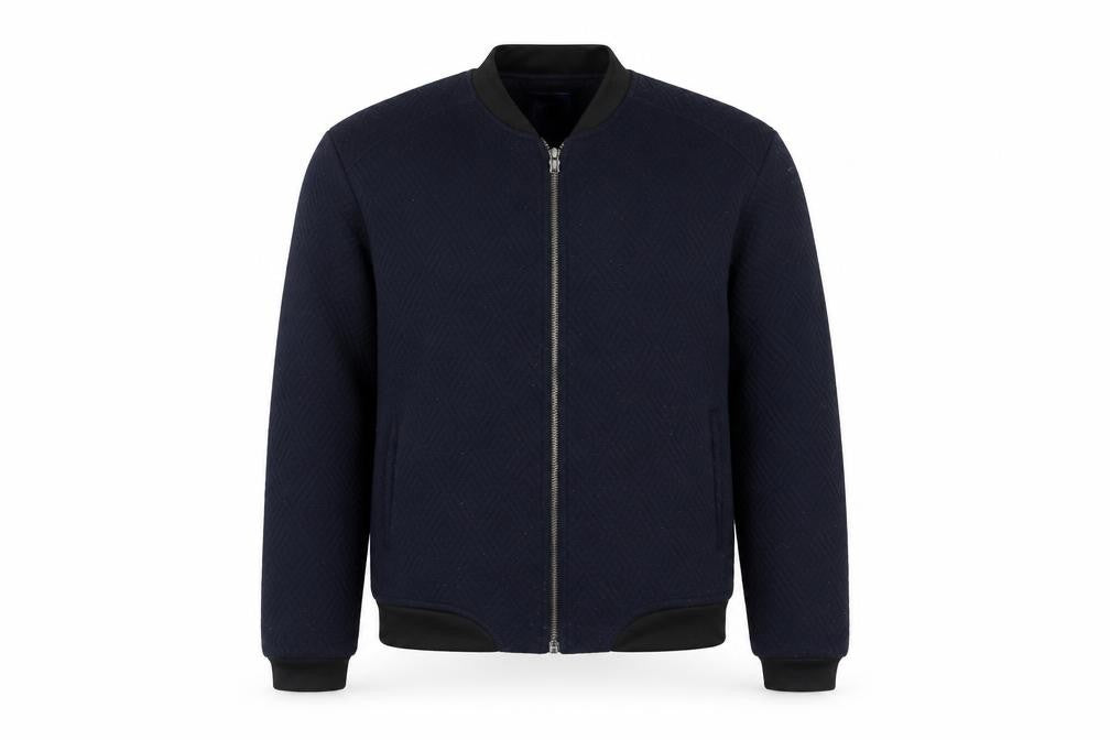 Wills Sport Blue Bomber Jacket Men's Size S Casual