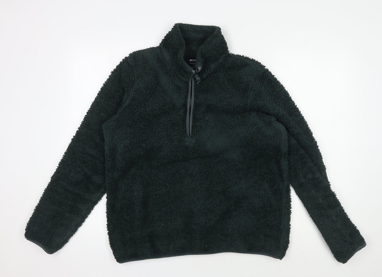 Mountain Warehouse Women's Green Fleece Pullover Hoodie UK 14