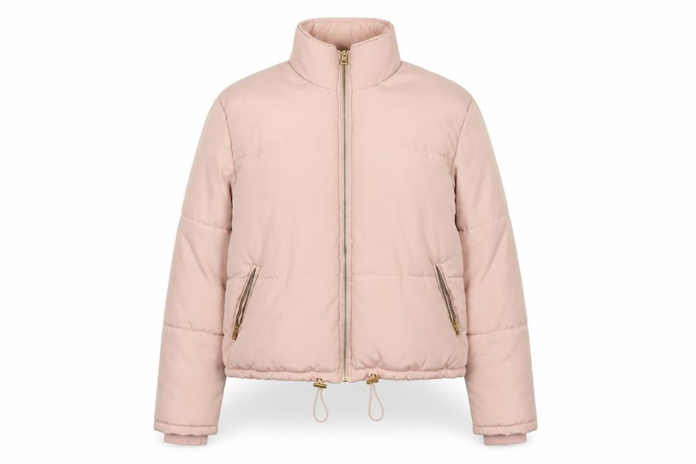 New Look Pink Women's Puffer Jacket Size 8
