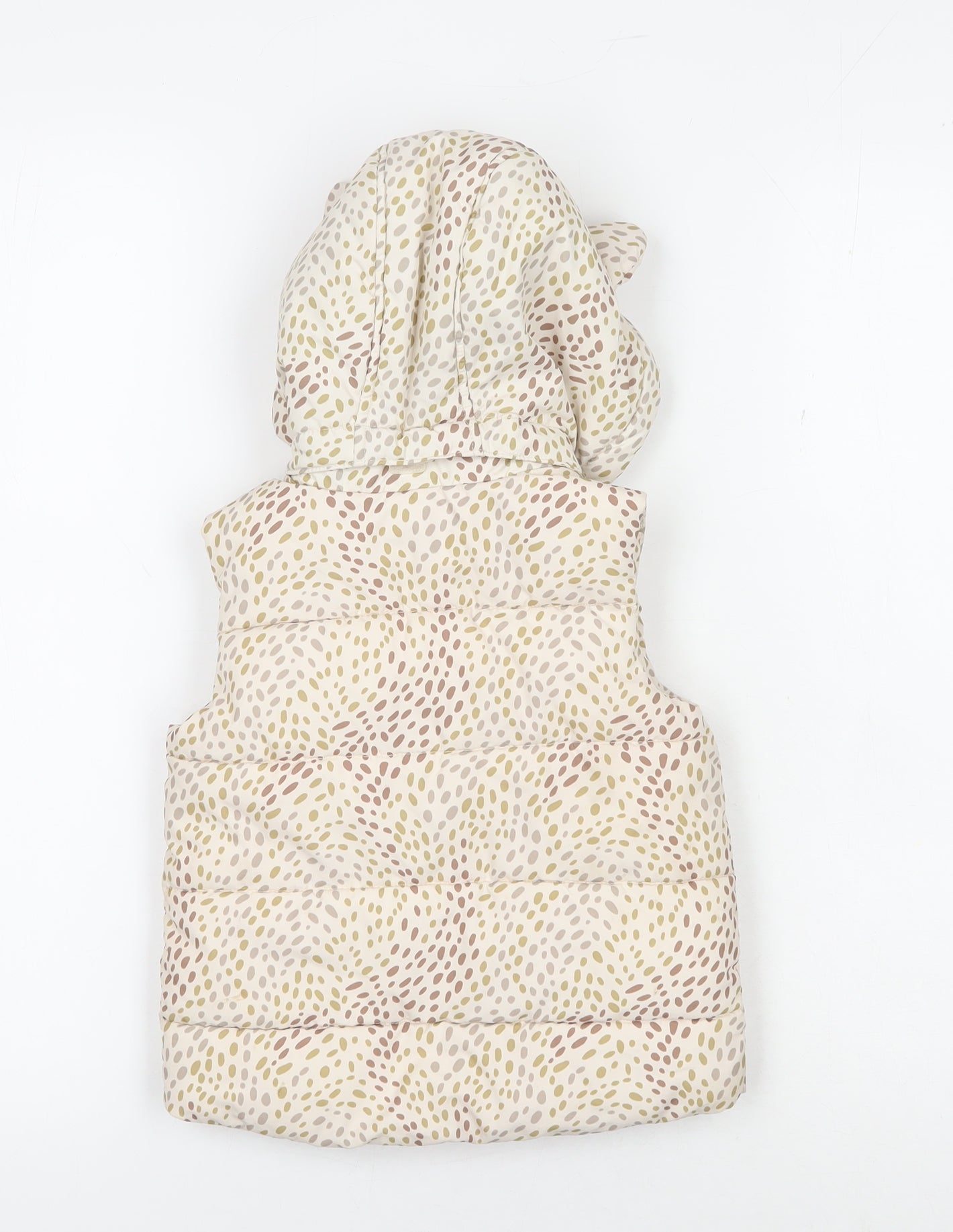H&M Girls' Multicoloured Puffer Jacket, 12-18M