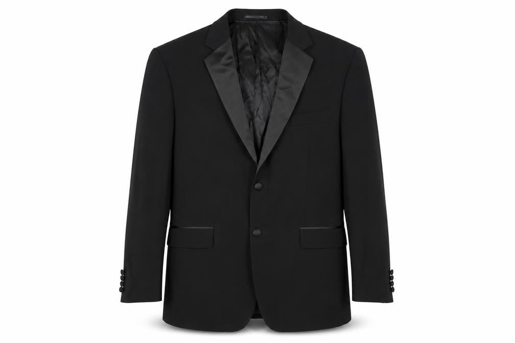 Moss Bros Men's Black Tuxedo Jacket 44R Formal