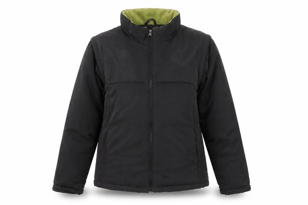 Alibi Women's Black Jacket, Size 14, Full Zip, Casual