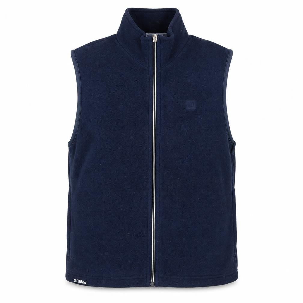 Wilson Womens Blue Fleece Waistcoat, Casual Sports Style Size L,