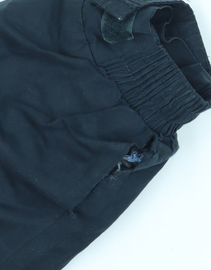 Additional view of Trespass boys’ black parka jacket 7-8 years, waterproof winter coat