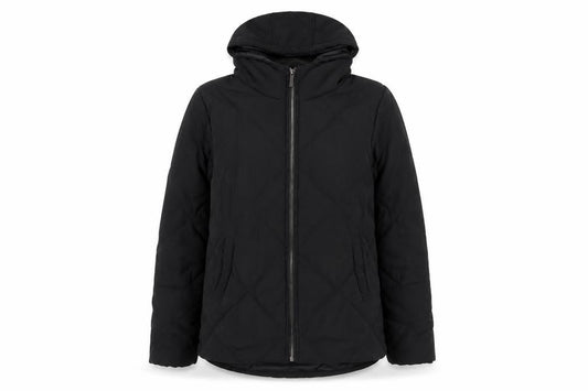 PRETTYLITTLETHING Women's Black Puffer Jacket Size 8